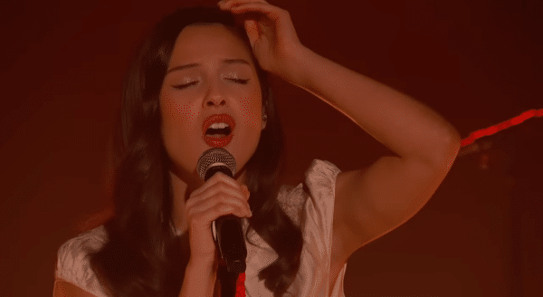 Olivia Rodrigo performs 'The Cure' on Jimmy Kimmel