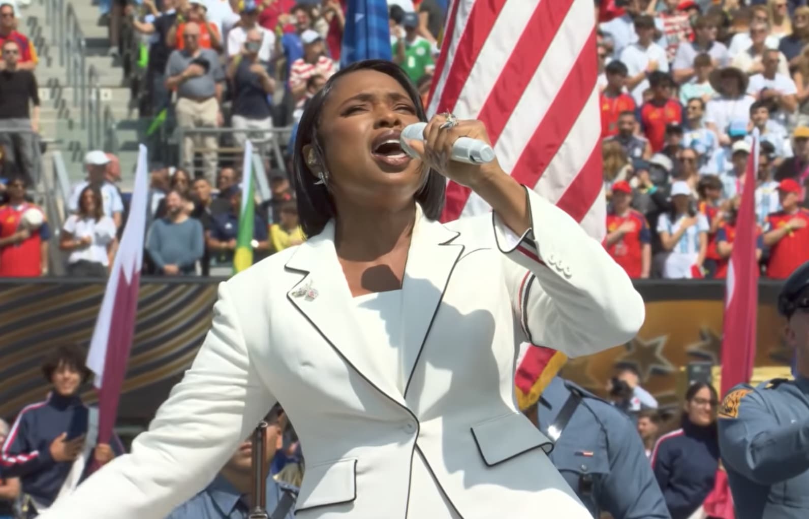 Watch: Jennifer Hudson WOWS with the US National Anthem at the FIFA World Cup 2026 Final