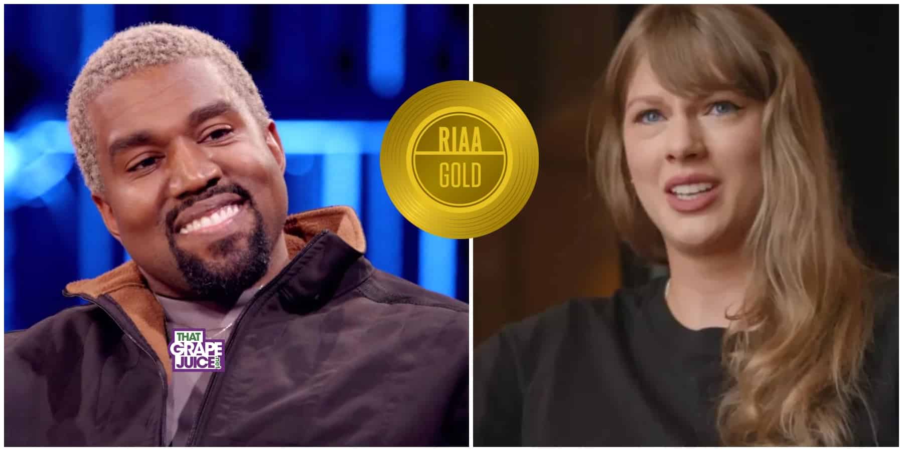 Kanye West Unseats Taylor Swift As the Best-Selling American Artist in RIAA History / Now Has More Gold Records Than ANY Act Ever