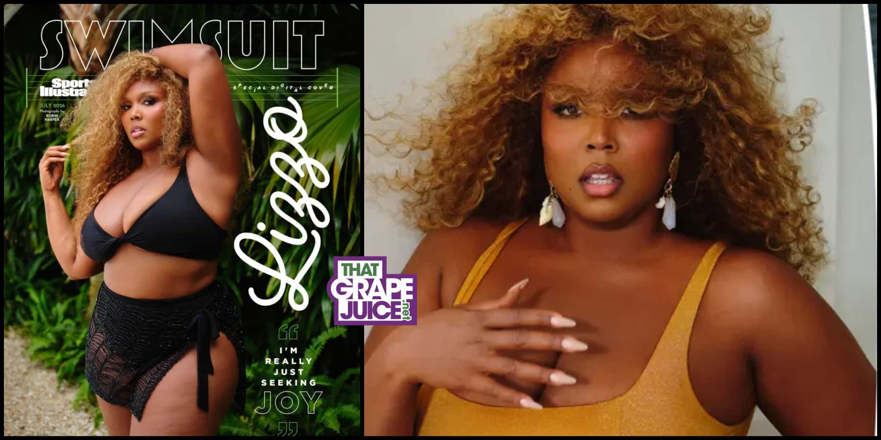 Lizzo Stuns in ‘Sports Illustrated’ Swimsuit Edition / Talks New Children’s Book, Sister Rosetta Tharpe Biopic, & More