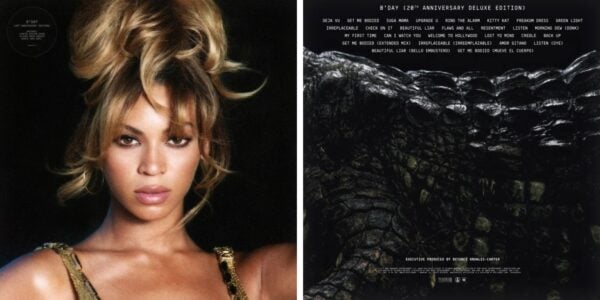 Beyonce B'DAY 20th Anniversary cover and tracklist