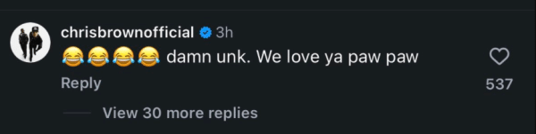 Chris Brown responds to Lionel Richie