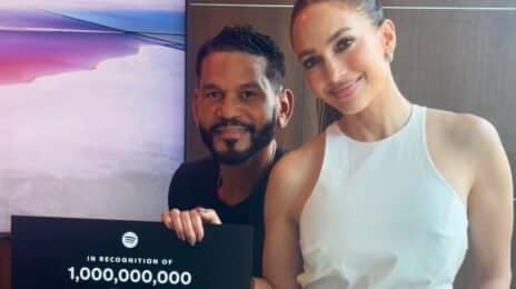 Jennifer Lopez's 'On The Floor' Hits 1 BILLION Streams on Spotify, Honored with Plaque