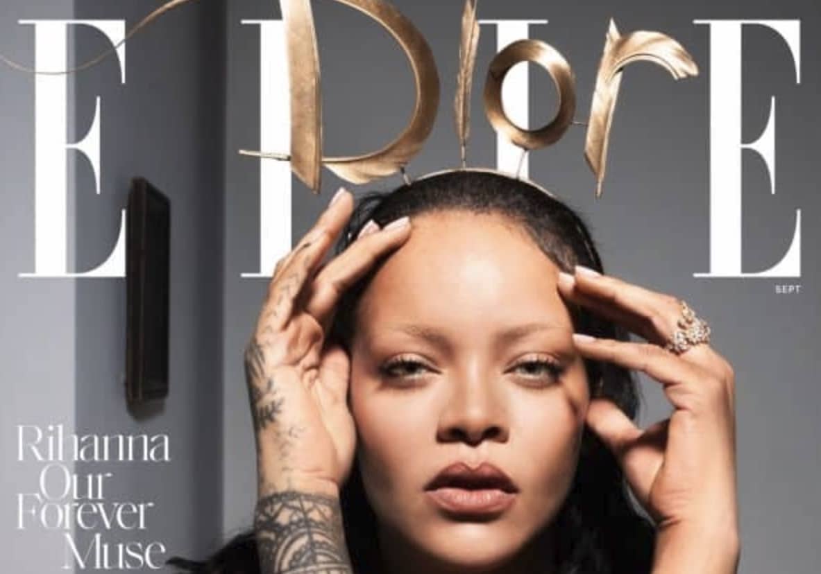 Rihanna Covers ELLE as Muse for Dior J’adore Intense