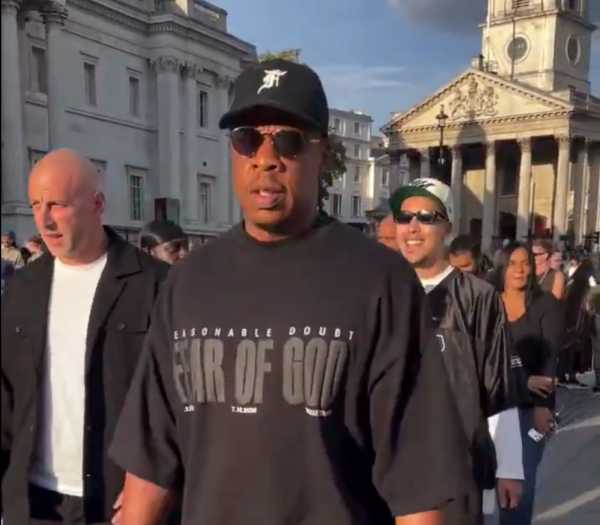 Jay-Z surprises fans at London pop-up