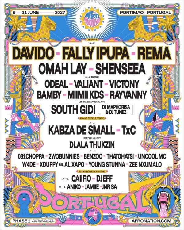 afro nation 2027 lineup