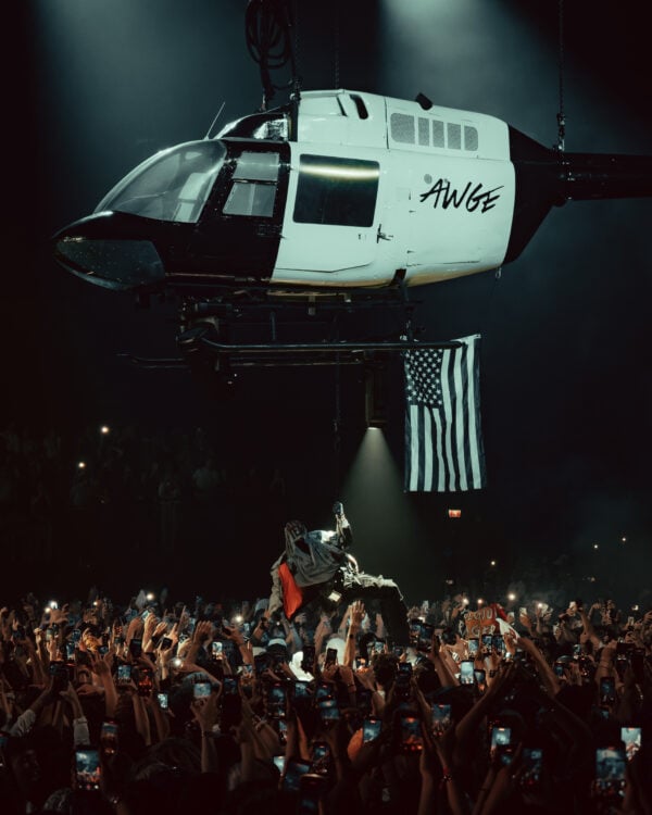 A$AP Rocky performing Don't Be Dumb material in London