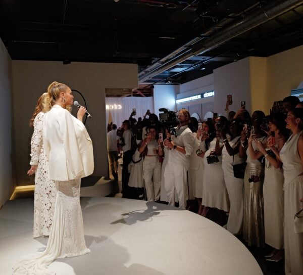 Beyoncé at the Cécred UK launch event