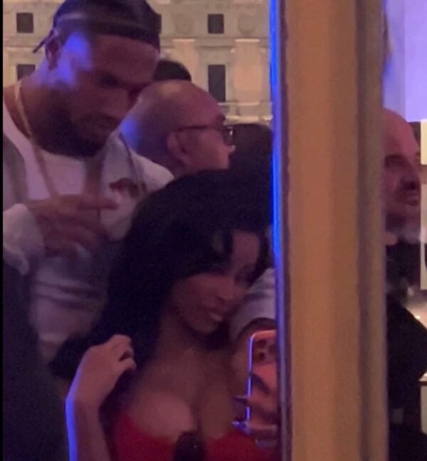 Cardi B and Maduka Okoye in Milan