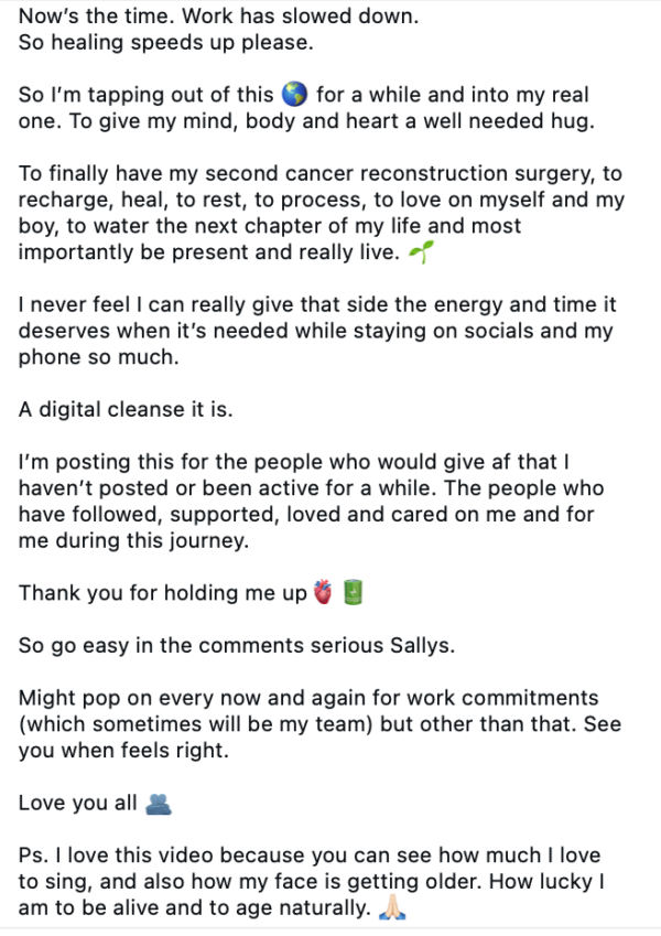 jessie j social media break