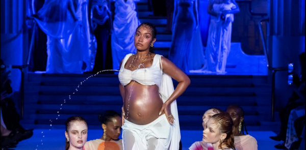 Leigh-Anne Pinnock London fashion week runway