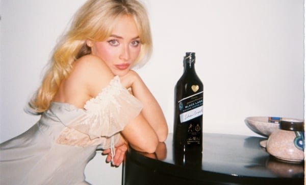 Sabrina Carpenter Launches Her Own Johnnie Walker Black Label Whisky Bottle
