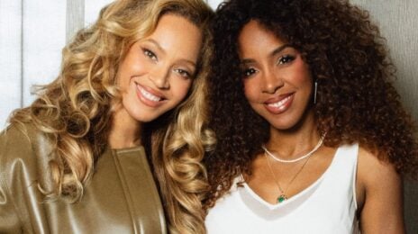 Beyoncé & Kelly Rowland Beam in New Snaps from Knowles-Rowland House Opening