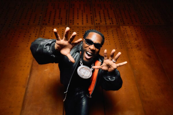 Burna Boy performing at London's Apple Music Hall