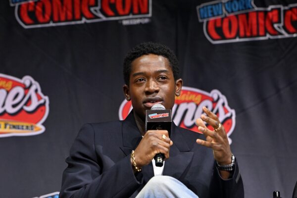 'Children of Blood and Bone' Cast Draws Cheers at New York Comic Con - Damson Idris speaking onstage
