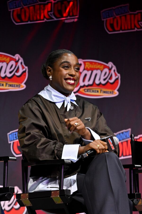 'Children of Blood and Bone' Cast Draws Cheers at New York Comic Con - Lashana Lynch speaking onstage