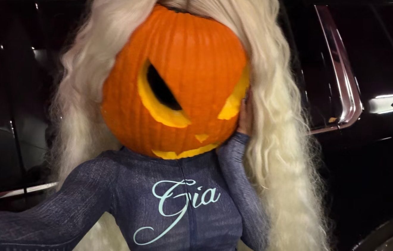 Megan Thee Stallion Gets Into The Halloween Spirit With Annual Pumpkin Shoot