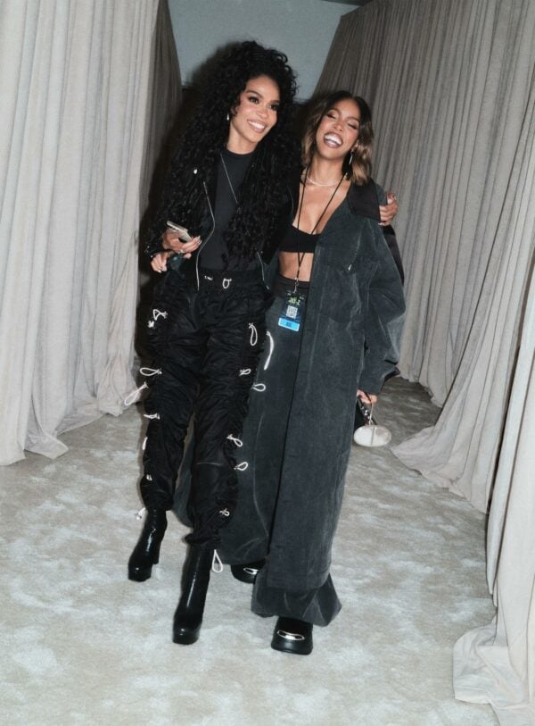 Michelle Williams and Kelly Rowland at Jay-Z LA concert