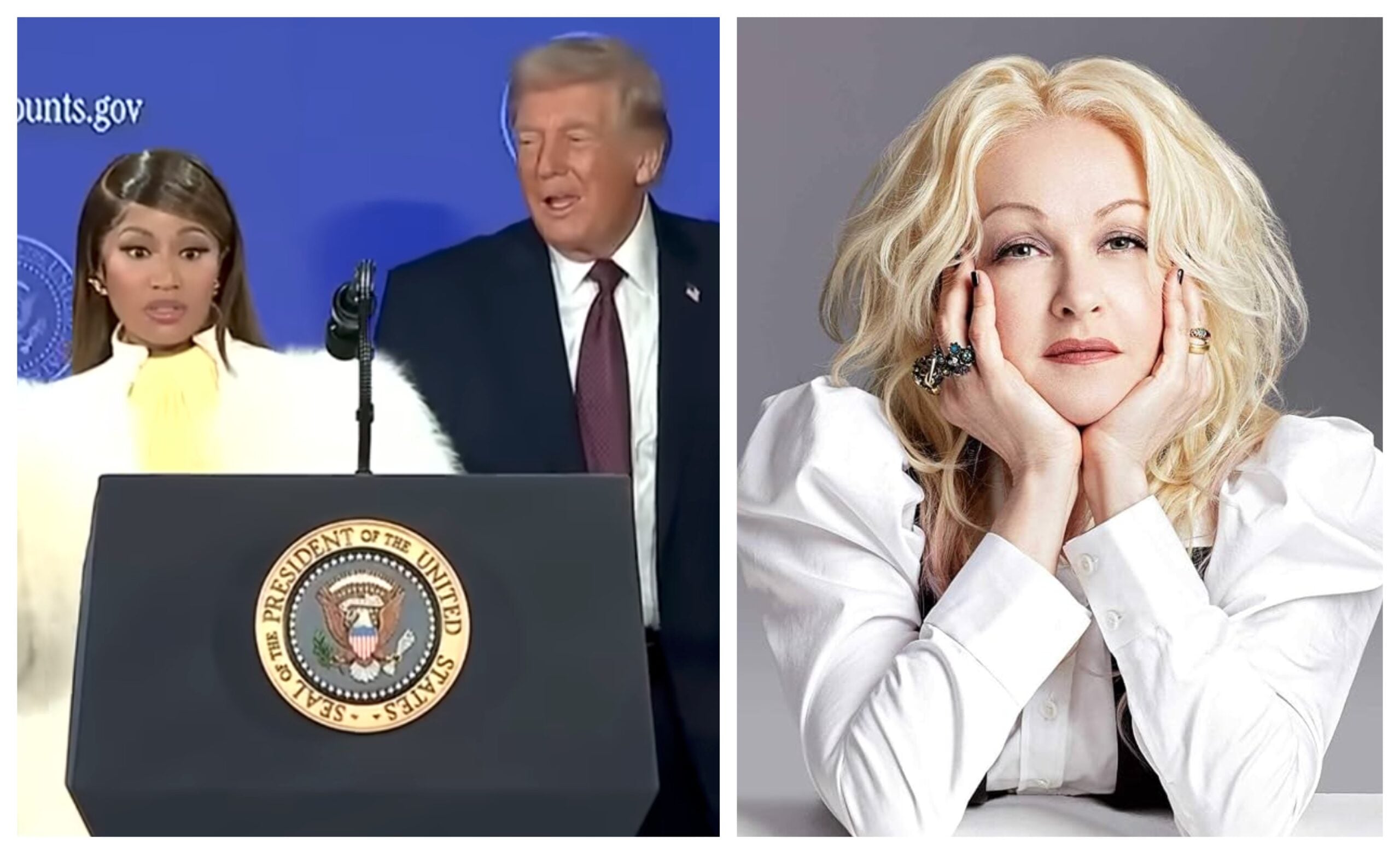 Cyndi Lauper Defends Nicki Minaj Collab Despite Trump Support